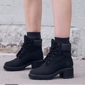 Timberland Women's Black Combat Boots